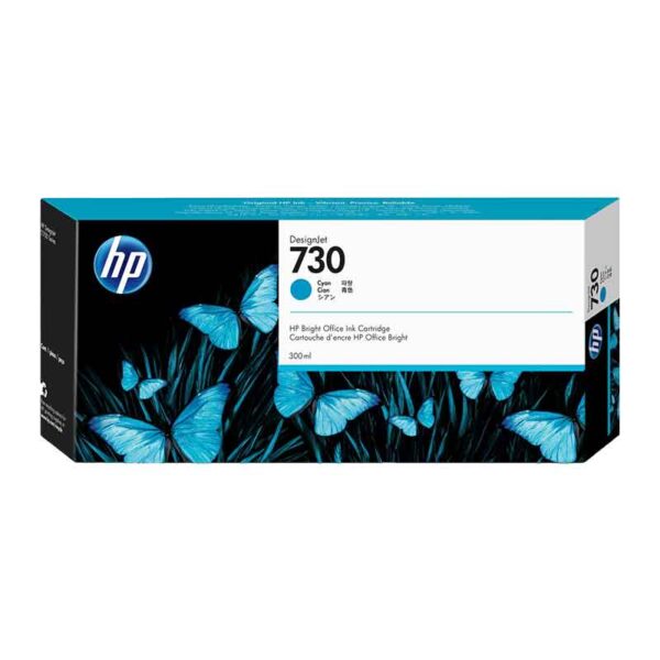 HP 730 300-ml Cyan DesignJet Ink Cartridge